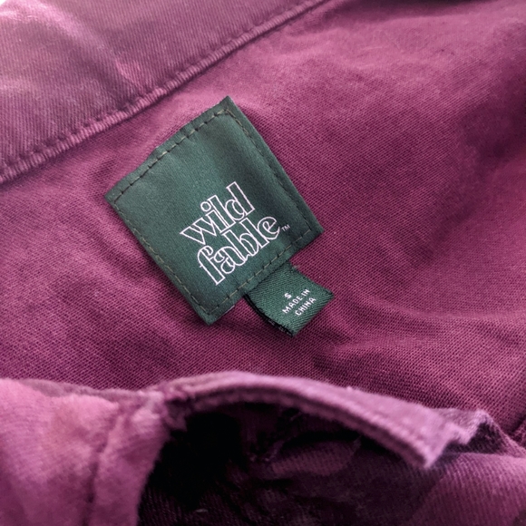 Wild Fable Camo Print Cropped Denim Jacket - Picture 5 of 9